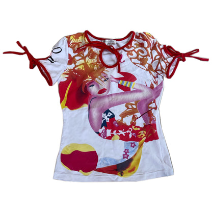 Christian Dior Spring 2005 Graphic Tie Tee