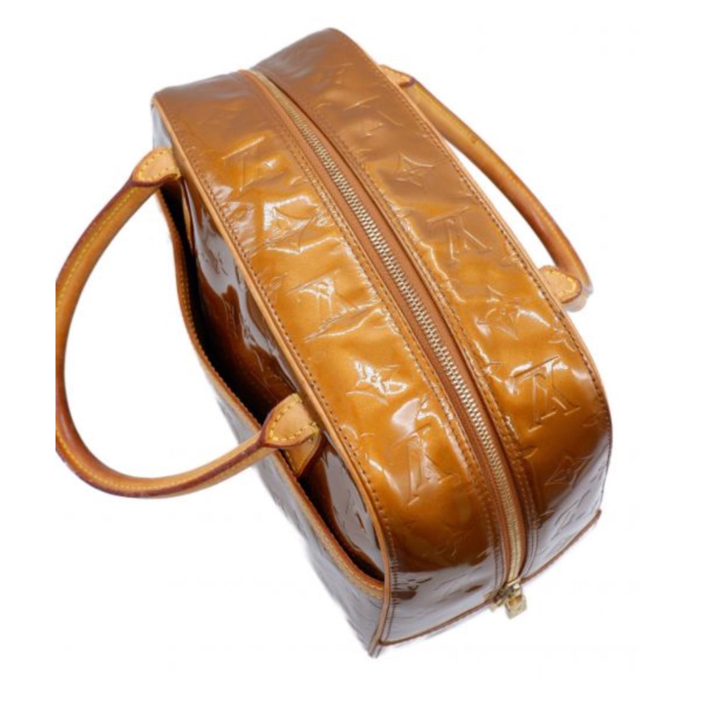 Louis Vuitton Vernis Vinyl  Tompkins Double Strap Handbag