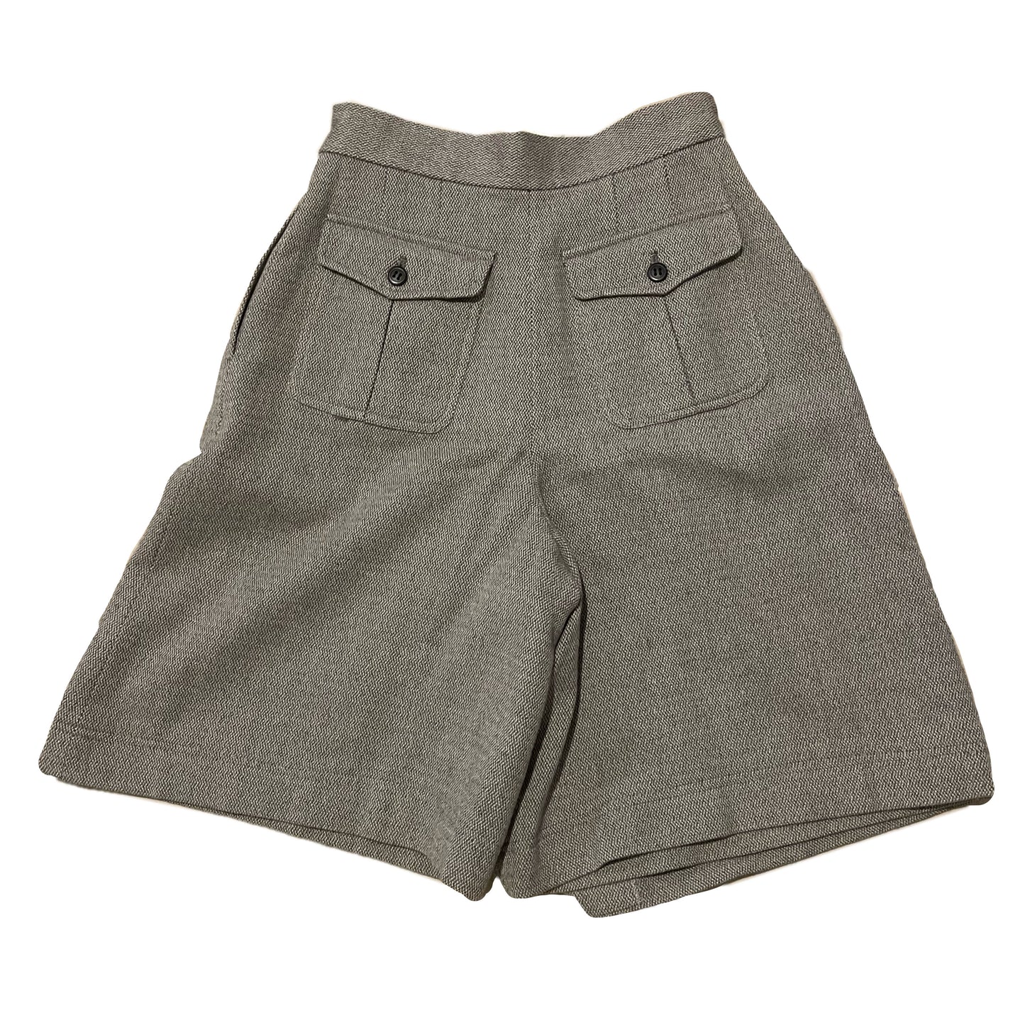 Courreges Sailor Collar Tweed Skort Suit