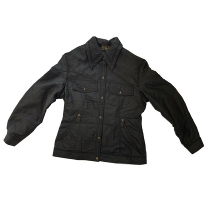Fendi Nylon Button Down Trucker Jacket W Mesh Logo