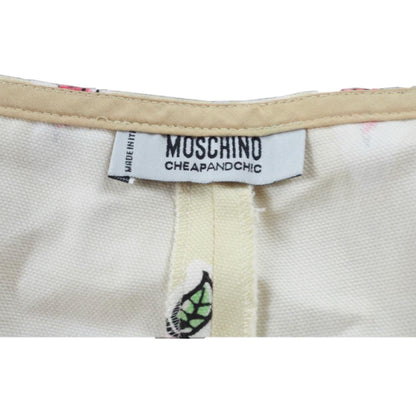 Moschino Cheap And Chic Fashion Graphic Print Pin Trousers