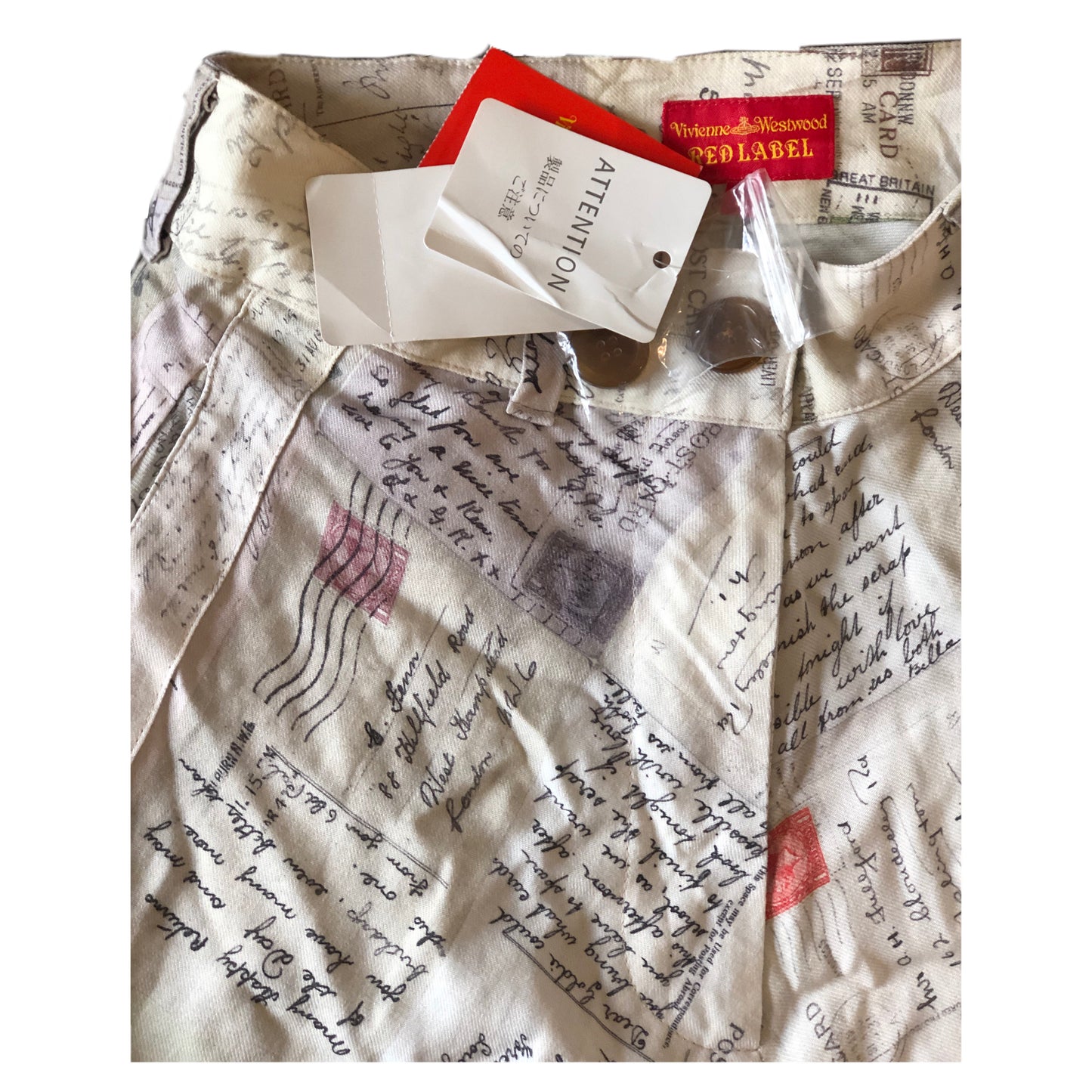 Vivienne Westwood Red Label Postcard Print Harem Shorts