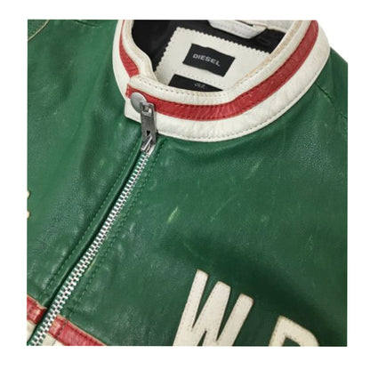 Diesel Motor Racing Leather Jacket