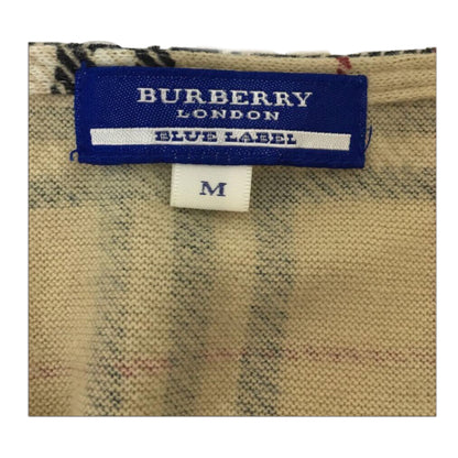 Burberry Blue Label Nova Check LS Scoop Neck Top