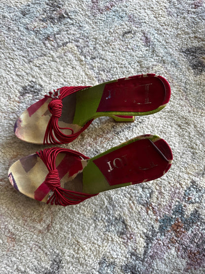 Christian Dior John Galliano Era Charm Wedge Heels