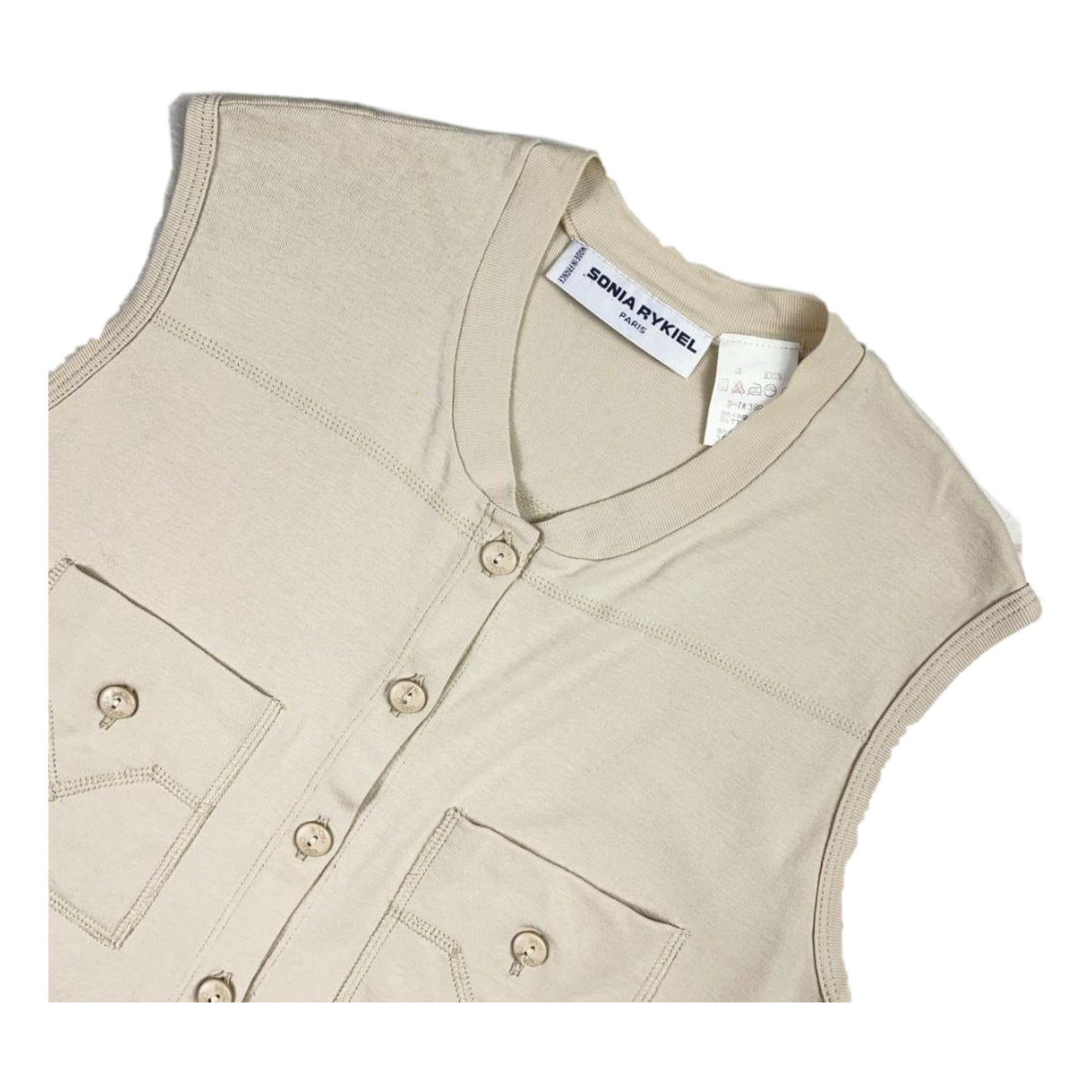 Sonia Rykiel Button Down Vest