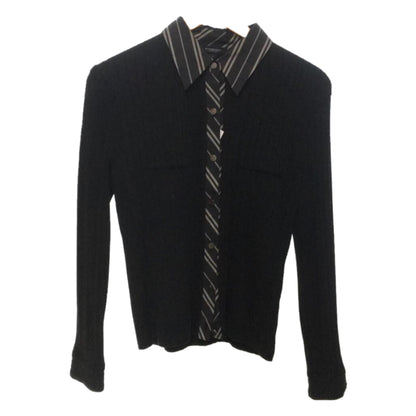 Burberry London Knit Check Trim Shirt