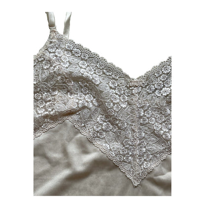 Christian Dior Lace Logo Ivory Nightie Cami