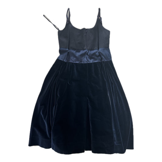 Prada Spaghetti Babydoll Dress w Button Pleating