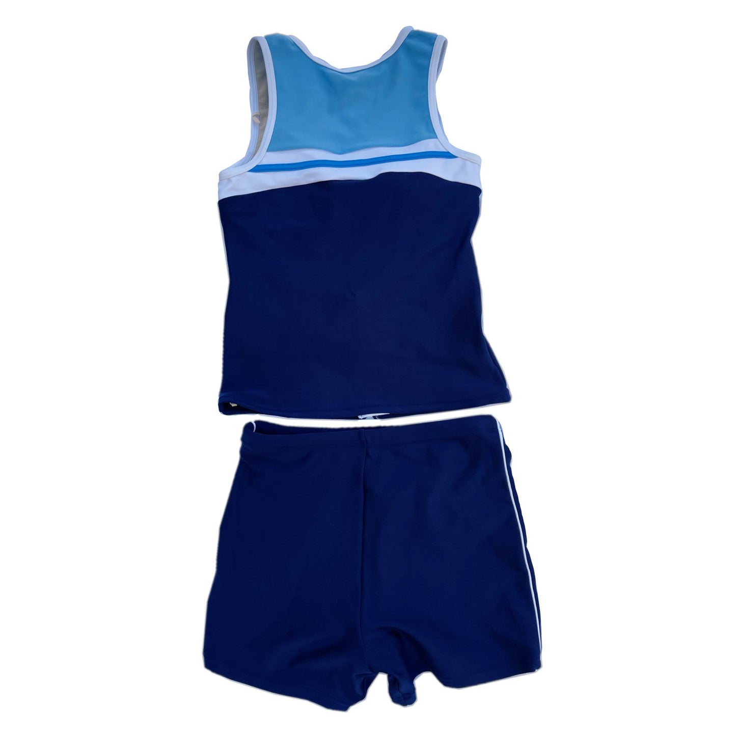 Courreges Sport Navy/Blue Zip Up Top & Hot Shorts