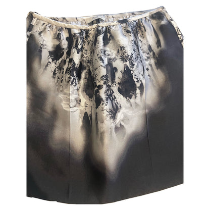 Prada Chandelier Graphic Print Mini Skirt