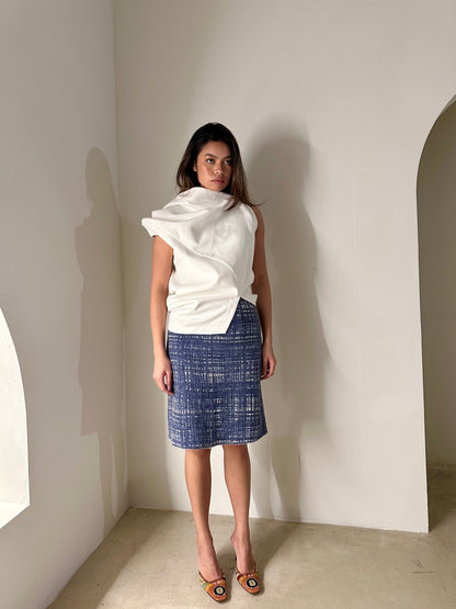 Issey Miyake BNWT Cacoon Assymetrical Warped Top