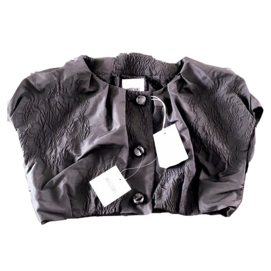Moschino Cheap And Chic Cap SS Button Crop Top