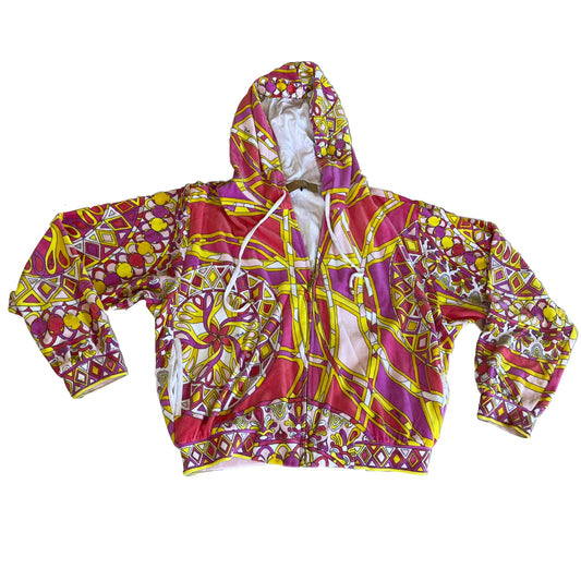 Emilio Pucci Terry Towel Print BatwingJacket