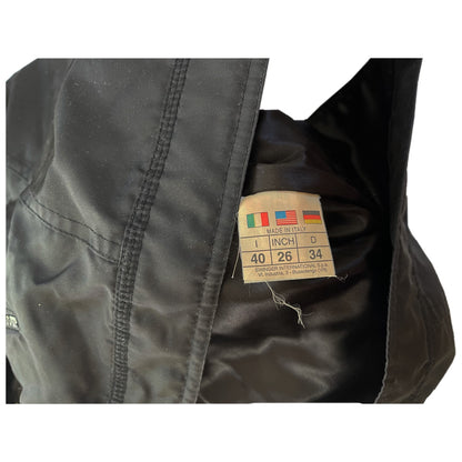 Fendi Nylon Button Down Trucker Jacket W Mesh Logo