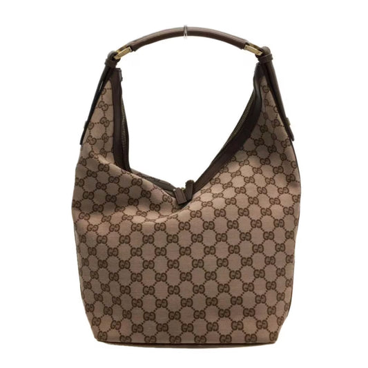 Gucci Monogram Canvas Shoulder Large Tote Handbag