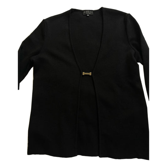 Gucci Knit Metal Logo Open LS Cardigan