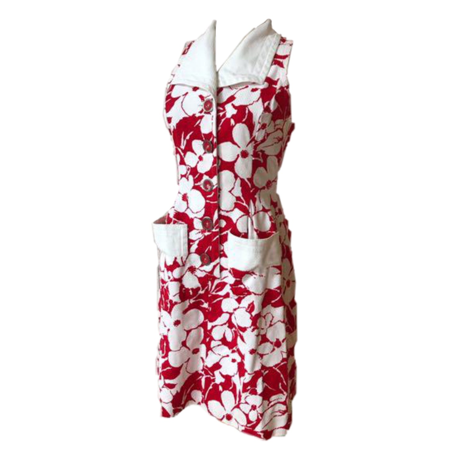 Givenchy Floral Sless Button Down Pocket Dress