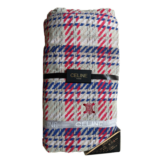 Celine Multi Check Beach Towel