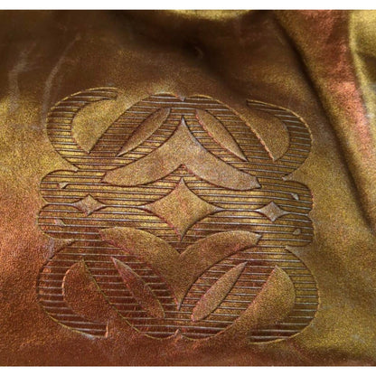 Loewe Gold Metallic Nappa Leather Hobo Bag