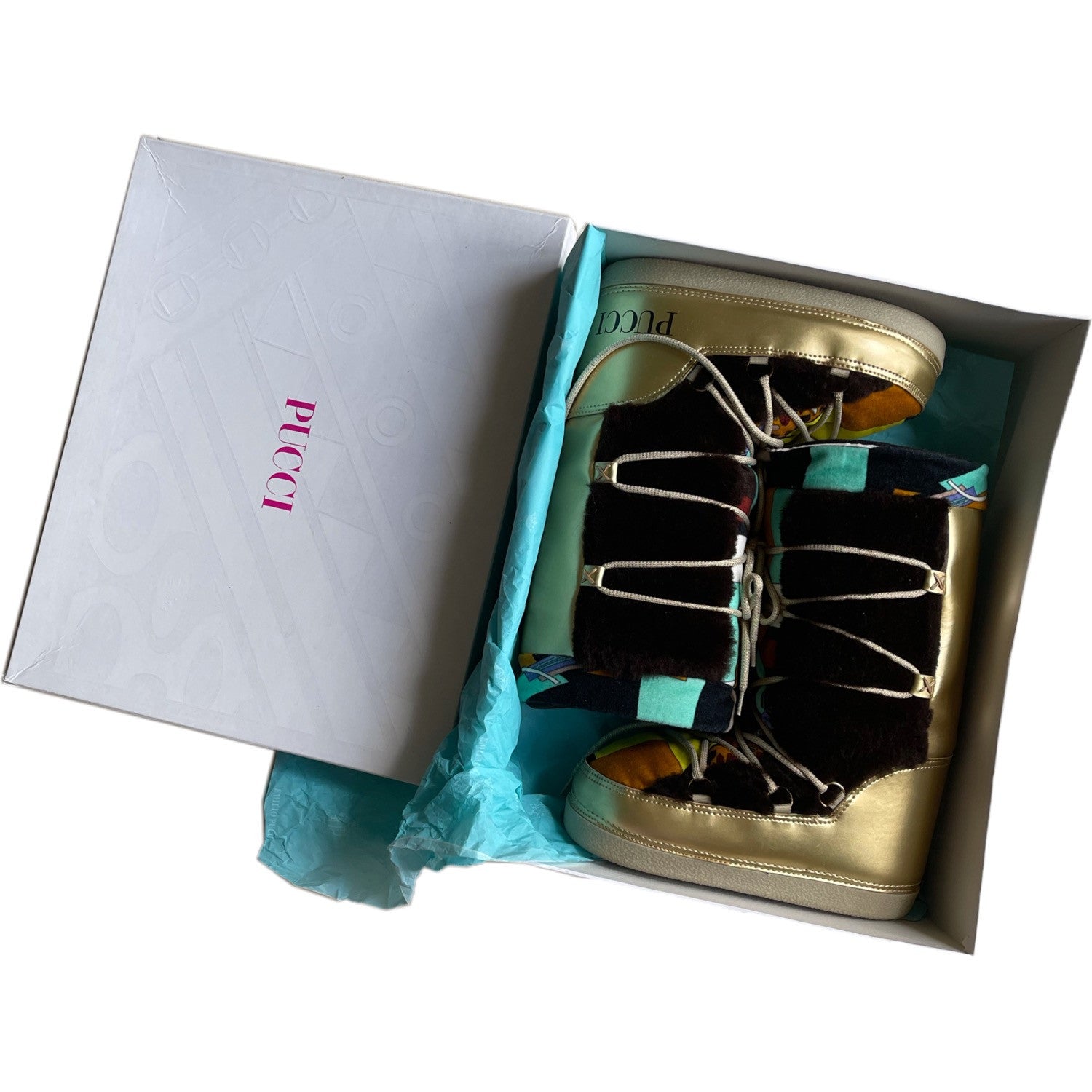 Emilio Pucci Pattern Moon Snow Boots – evoiia