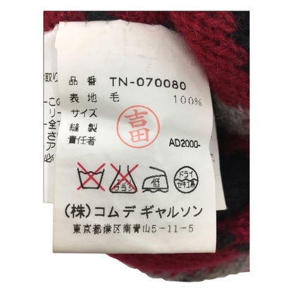 Tricot Comme Des Garcons Argyle Knit Sweater w Side Zippers