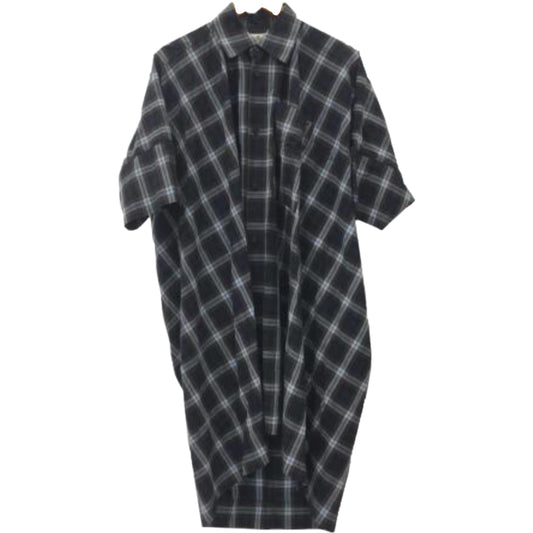 Vivienne Westwood Anglomania Plaid Oversized SS Shirt Dress