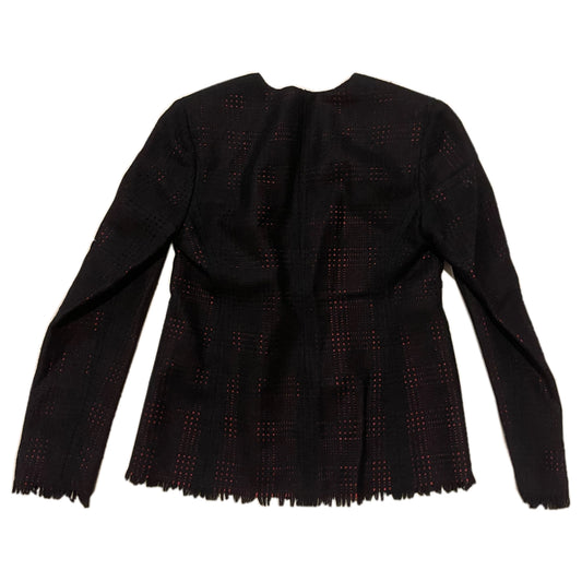 Gianni Versace Checkered Felt Skirt Cardigan Top Skirt Set