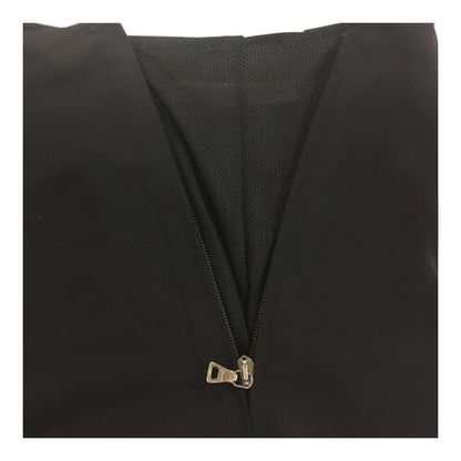Prada Nylon Black Zip Midi Skirt