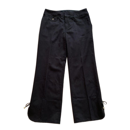 Courreges Stripe Stitch Cropped Trousers
