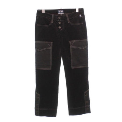 Jean Paul Gaultier Brown Velvet Utility Pant