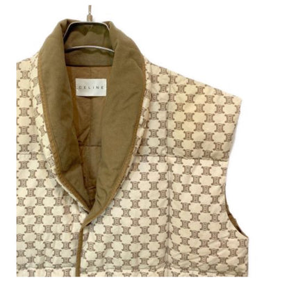 Celine Macadam Logo Down Puffer Vest