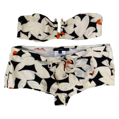 Gucci Two Piece Print Logo Bikini Swimwear