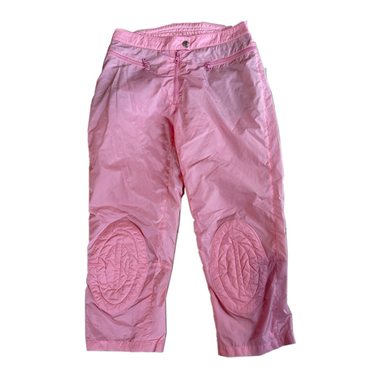 Prada Nylon Padded Knee Capri Zip Pants