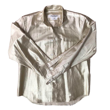 Junya Watanabe Comme Des Garcons Metallic Shirt w StudCollar