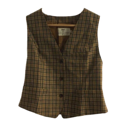 Balenciaga Golf Checkered Button Down Vest