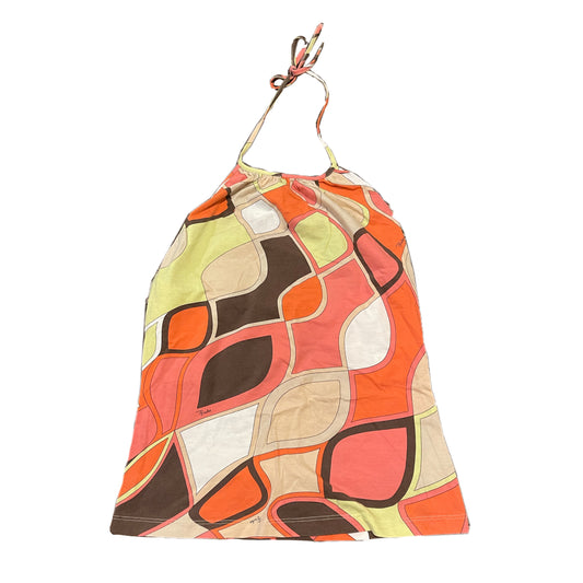 Emilio Pucci Multi Print Halterneck Cami Top