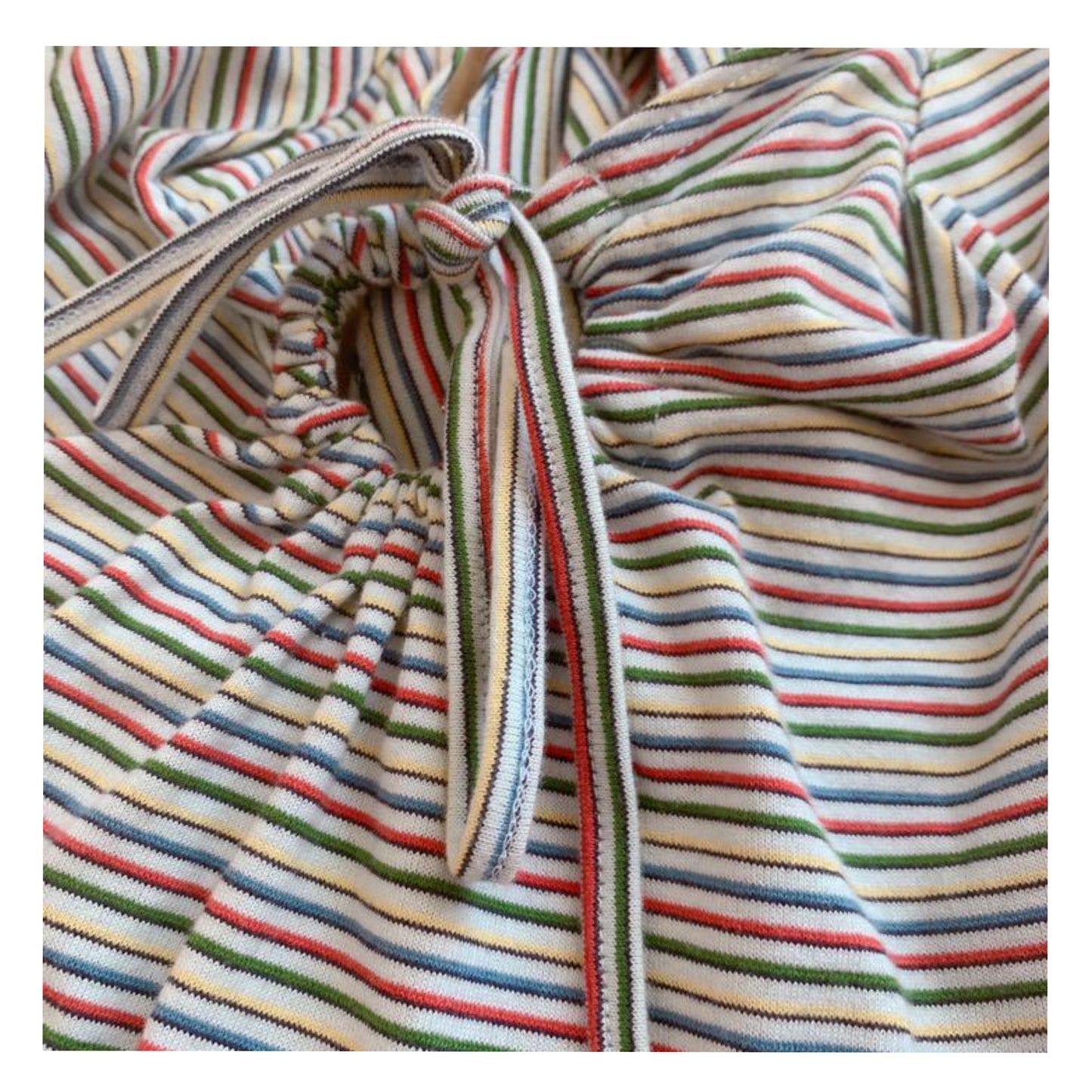 Vivienne Westwood Stripe Sless Halterneck Aline Midi Dress