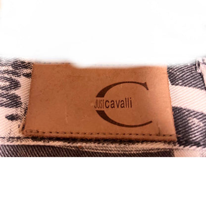 Roberto Cavalli Graffiti Newspaper Font Jeans