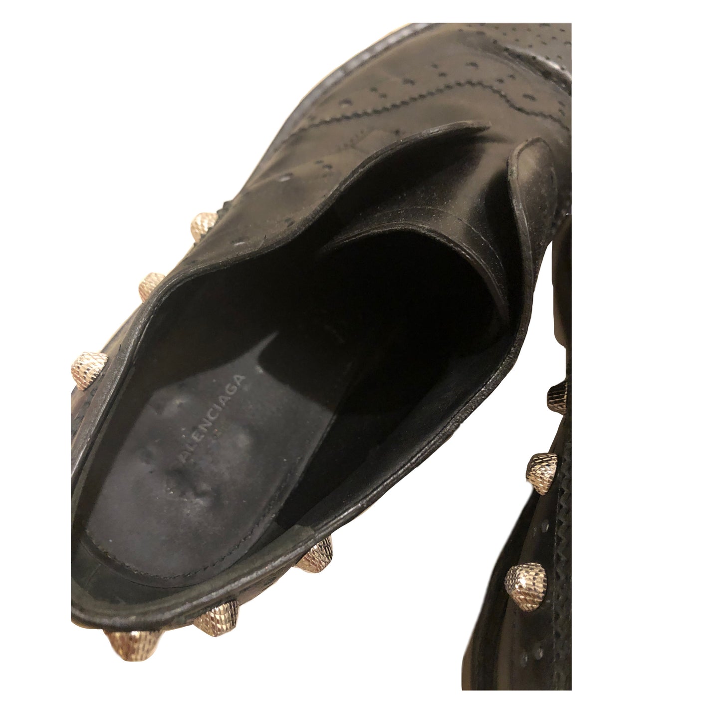 Balenciaga Studded Leather Arena Brogues