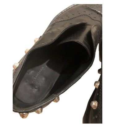 Balenciaga Studded Leather Arena Brogues