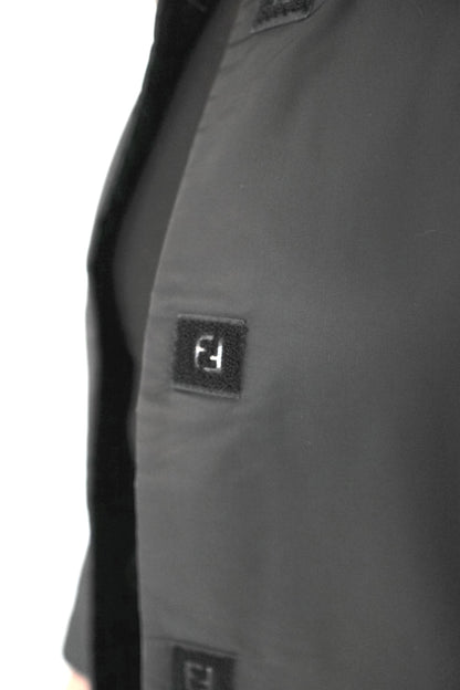 Fendi Nylon Puffer Maxi LS Coat