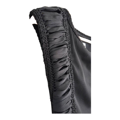 Jean Paul Gaultier Mesh Braided Lace Up Tank Dress