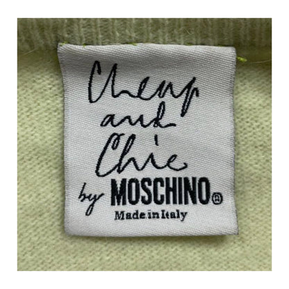 Moschino Cheap And Chic Floral 3D Angora Wool Blend Cardigan