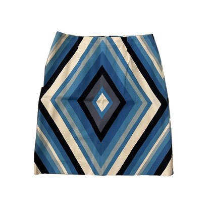 Celine Diamond Stripe Skirt