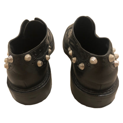 Balenciaga Studded Leather Arena Brogues