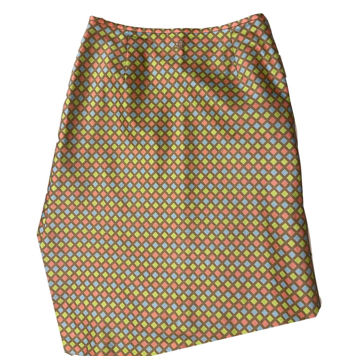 Courreges Tile A Line Midi Skirt