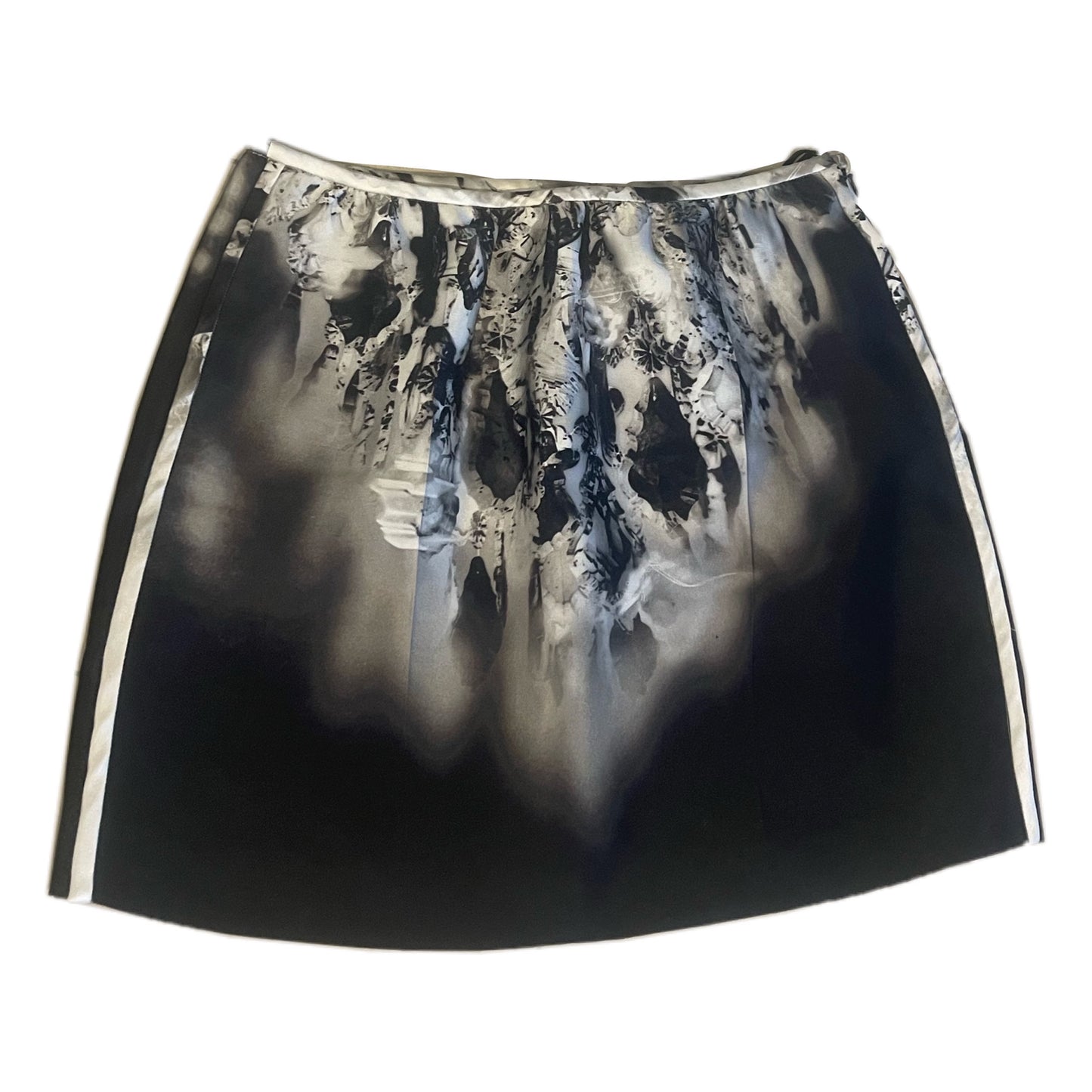 Prada Chandelier Graphic Print Mini Skirt