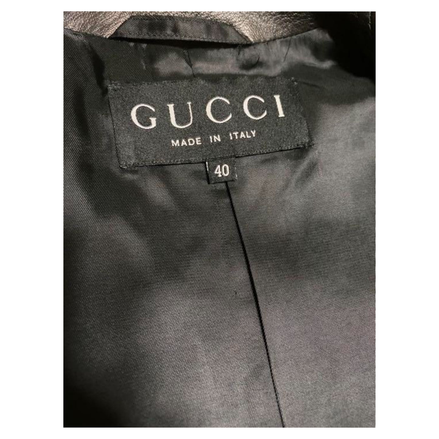 Gucci Leather Motorcycle Jacket
