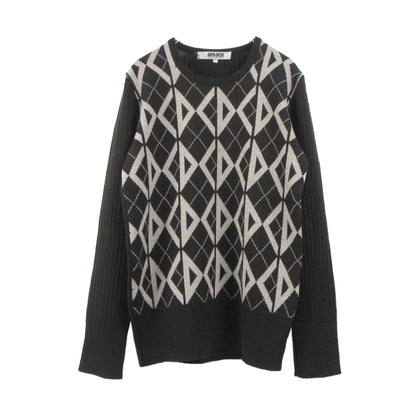 Miss Dior CD Logo Argyle Knit Sweater